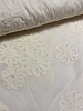 3D flowers off-white - embroidery