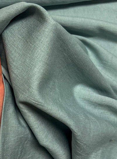 A la Ville mint - prachtig geweven linnenlook rayon