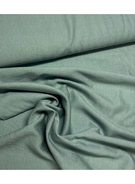 A la Ville mint - prachtig geweven linnenlook rayon