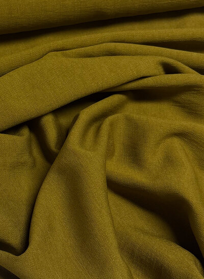 A la Ville moss - beautifully woven linen-look rayon