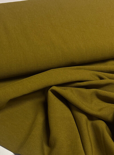 A la Ville moss - beautifully woven linen-look rayon