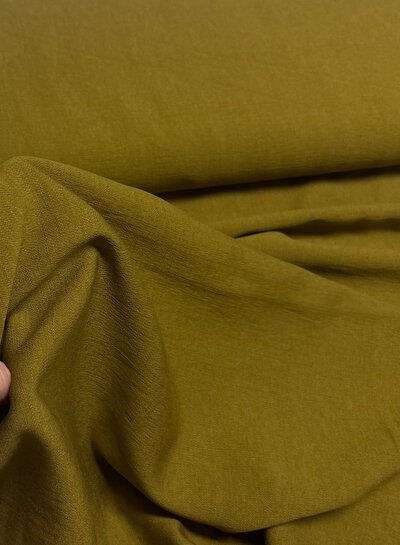 A la Ville mos - prachtig geweven linnenlook rayon