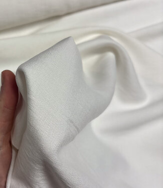 A la Ville off-white - beautiful woven linen-look rayon