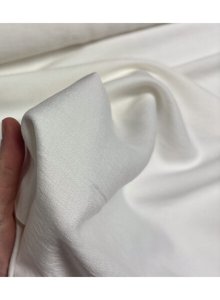 A la Ville off-white - beautiful woven linen-look rayon