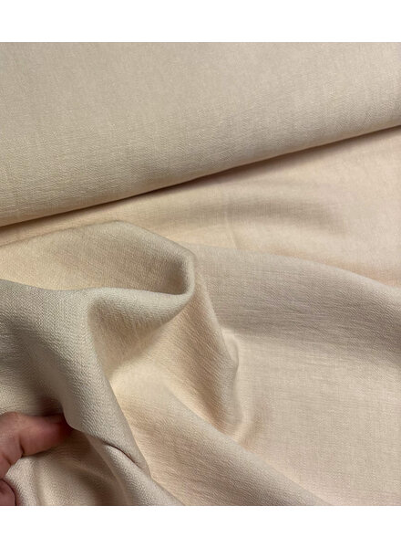 A la Ville sand-colored - beautifully woven linen-look rayon