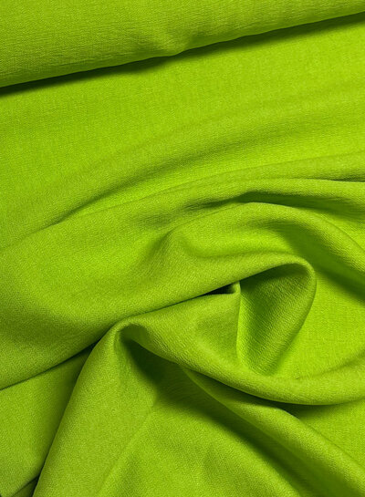 A la Ville fresh green - beautifully woven linen-look rayon
