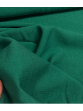 A la Ville emerald green - beautiful woven linen-look rayon