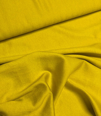 A la Ville mustard - beautiful woven linen-look rayon