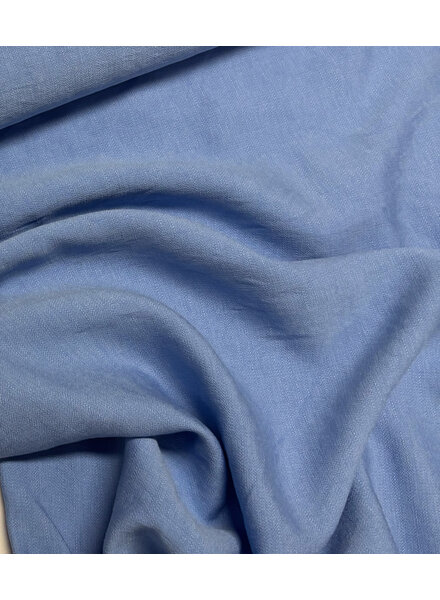A la Ville light blue - beautiful woven linen-look rayon