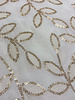 A la Ville off-white bronze embroidered sequins - cotton