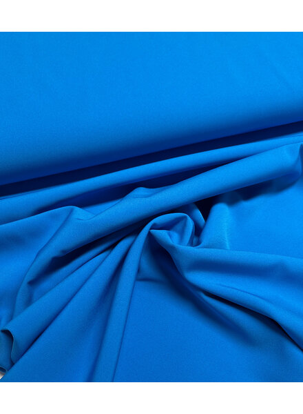 A la Ville summer blue - stylish woven fabric - wrinkle-free - high quality (Italy)