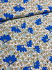 lentebloesem blauw - viscose popeline