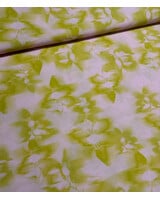 roze en mosterd abstract - silktouch viscose