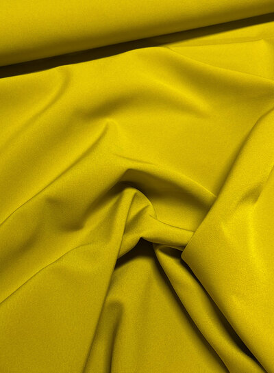 A la Ville Chartreuse green - stylish woven fabric - wrinkle-resistant - high quality (Italy)