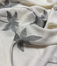 A la Ville zilver lurex broderie - rayon viscose