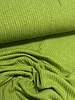 Lime green cotton knitted with ribbing - beautiful shape-retaining fabric