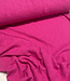 fuchsia - katoen gebreid met ribbel - prachtige vormvaste stof