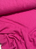fuchsia - cotton knitted with ribbing - beautiful shape-retaining fabric