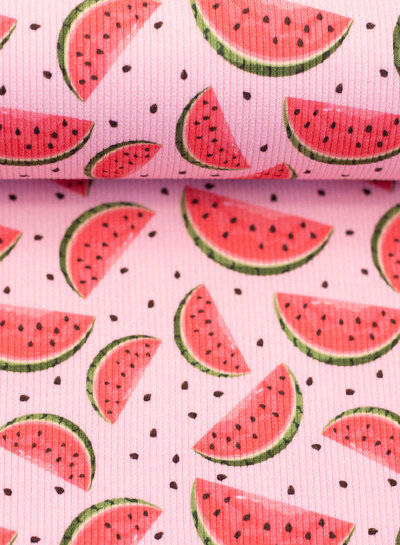 melon rib knit - tricot