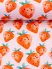 strawberry rib knit - tricot