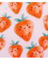 strawberry rib knit - tricot