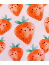 strawberry rib knit - tricot