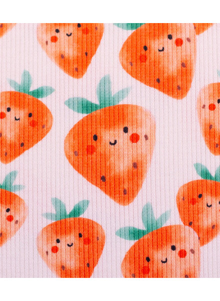 strawberry rib knit - tricot