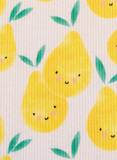 lemons rib knit - tricot