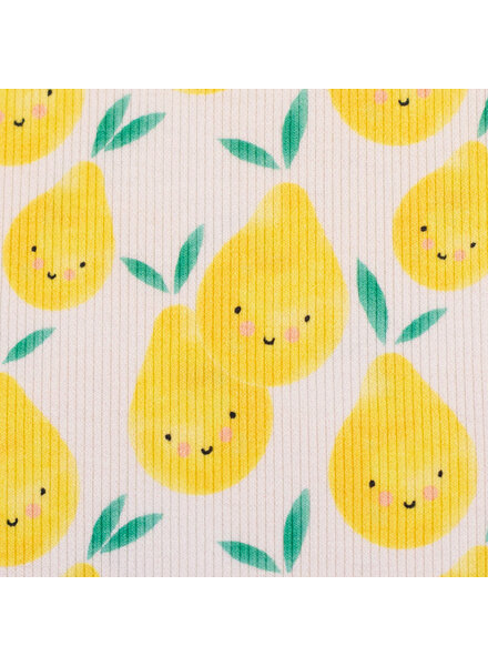 lemons rib knit - jersey