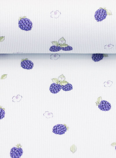 blackberry rib knit - tricot