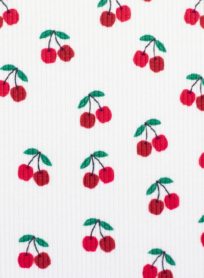 cheries rib knit - tricot