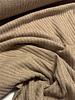 sand - cotton knitted with rib - beautiful shape-retaining fabric