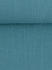 Plain aqua blue linen