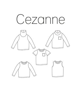 Iris May Patterns Cezanne T-shirt pattern children