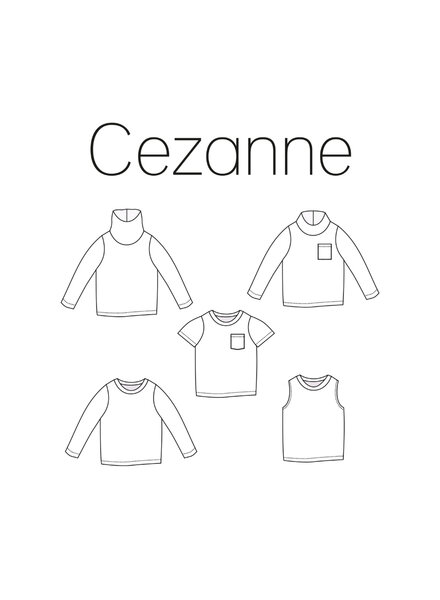 Iris May Patterns Cezanne T-shirt pattern children
