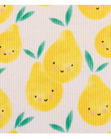 lemons rib knit - jersey