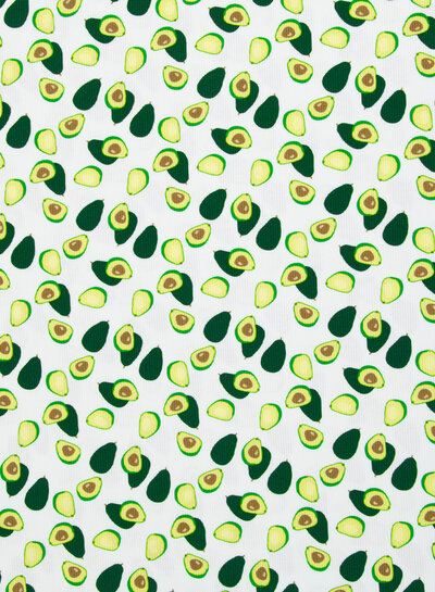 avocado rib knit - tricot