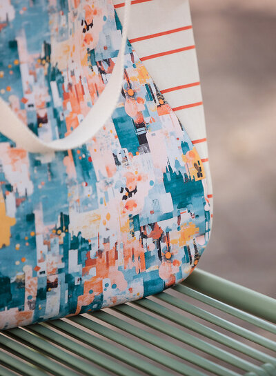 See You at Six horizontals NN - fluisterbeige  - katoen canvas gabardine twill