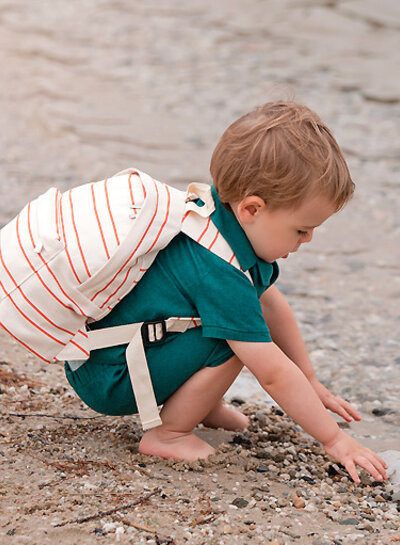 See You at Six horizontals NN - fluisterbeige  - katoen canvas gabardine twill