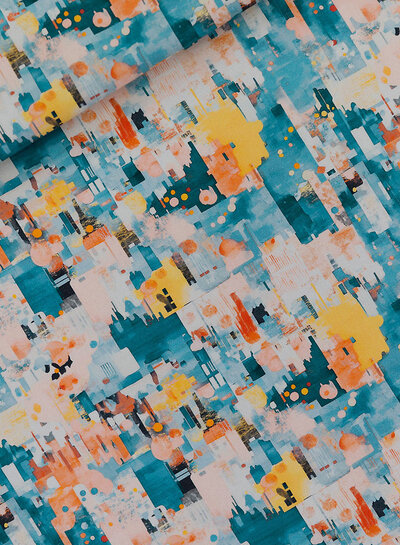 See You at Six city joy - katoen canvas gabardine twill