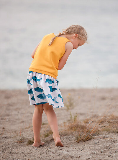 See You at Six phishies - whisper beige - cotton