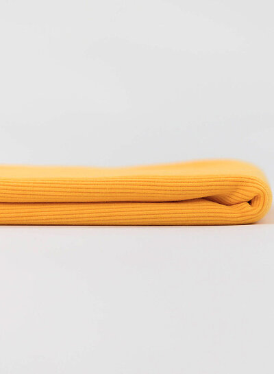 See You at Six banana yellow - heavy ribbed fabric