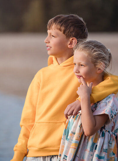 See You at Six Banana yellow - 3-ply French terry - 215 cm wide!