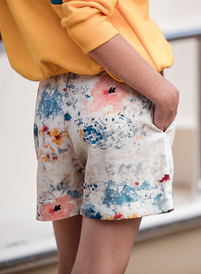 See You at Six Banana yellow - 3-ply French terry - 215 cm wide!