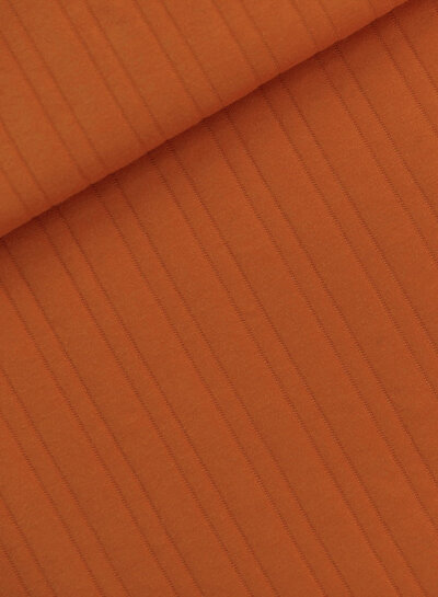 See You at Six autumn maple orange - matelasse jersey