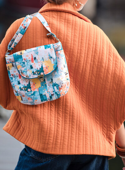 See You at Six autumn maple orange - matelasse jersey