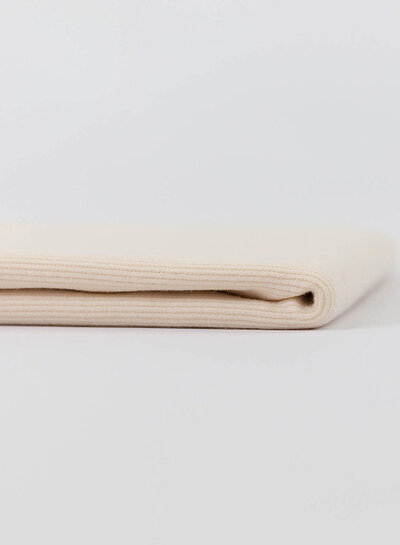 See You at Six whisper beige - border fabric