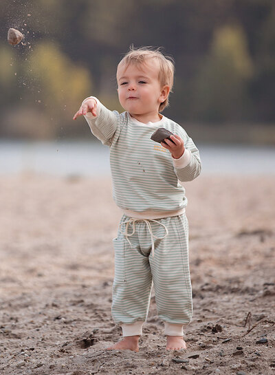 See You at Six horizontals 05 - whisper beige - French terry