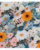 See You at Six flower painting - french terry