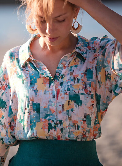 See You at Six city joy - rayon viscose